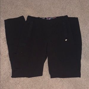 small black scrub bottoms